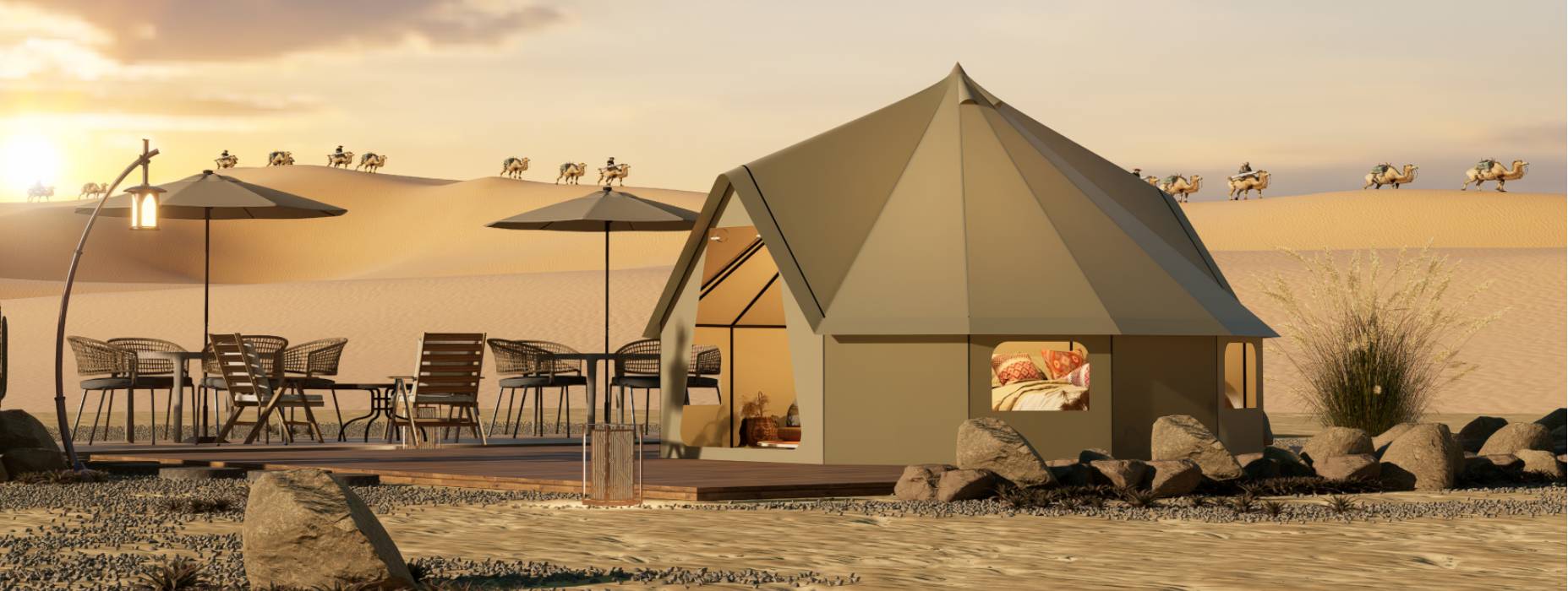 阿里露营酒店帐篷产品